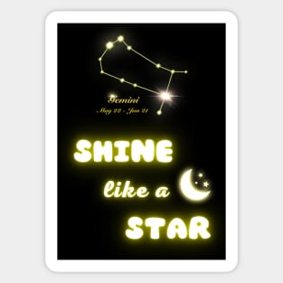 Shine Like A Star Sticker